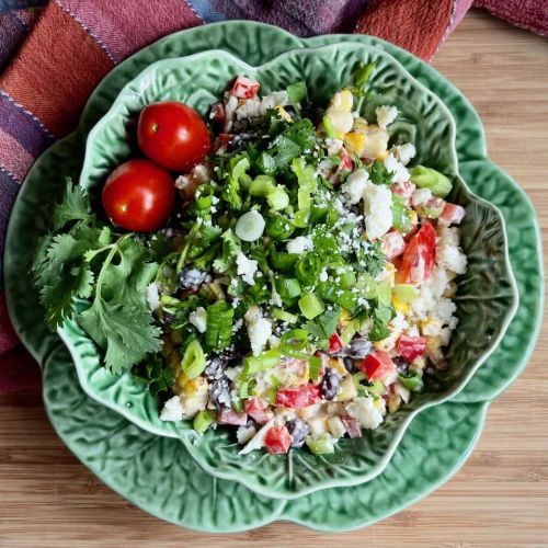 Roasted Mexican Corn Salad with Black Beans