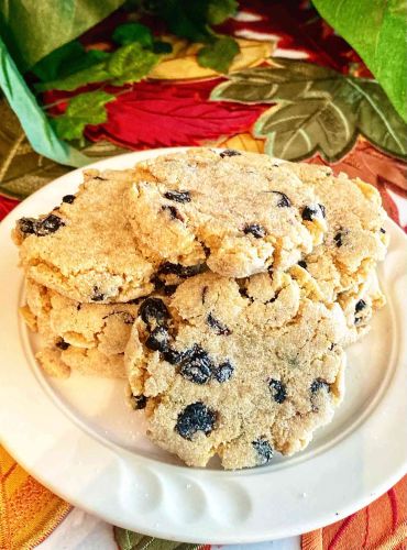 Blueberry Cornmeal Cookies