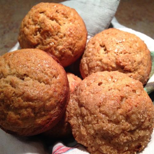 Banana and Persimmon Cinnamon Muffins