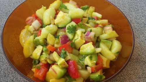 Cool Cucumber and Avocado Salad