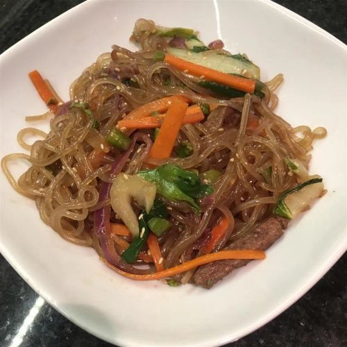 Japchae Korean Glass Noodles