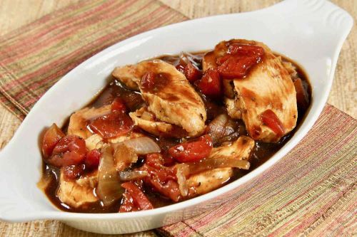 Grilled Chicken Breasts with Balsamic Sauce