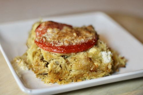 Rich and Savory Spaghetti Squash Casserole