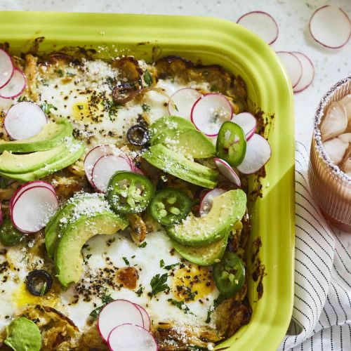 Verde Chilaquiles with Eggs