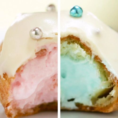 Gender Reveal Cream Puffs