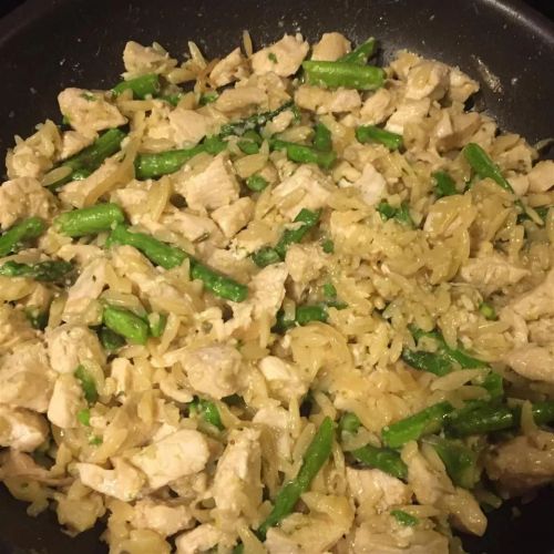 Risotto with Chicken and Asparagus