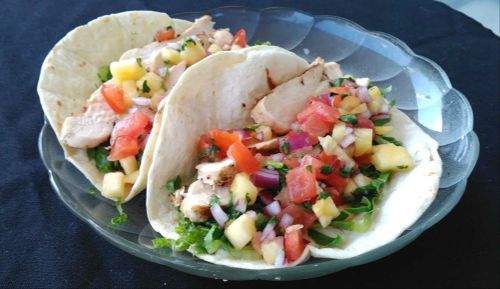 Chicken Tacos with Pineapple Salsa