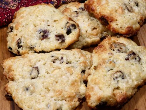 White Chocolate-Cranberry Scones