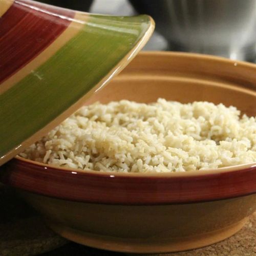 Oven-Baked Brown Rice