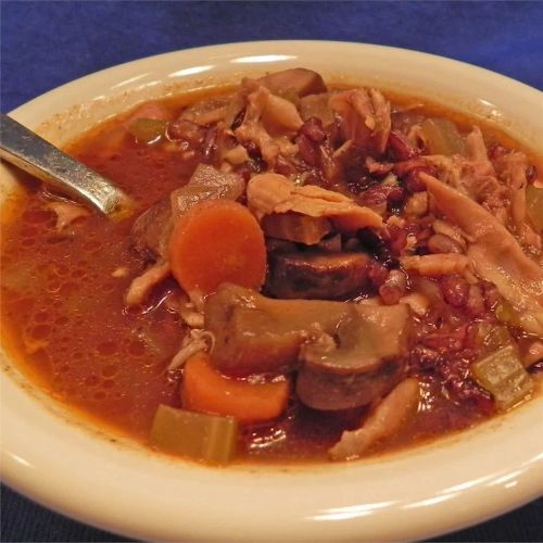 Low 'N Slow Mushroom Barley Soup