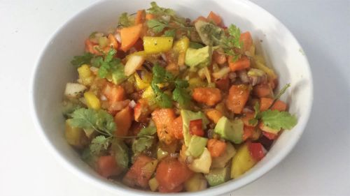 Mango Papaya Salsa