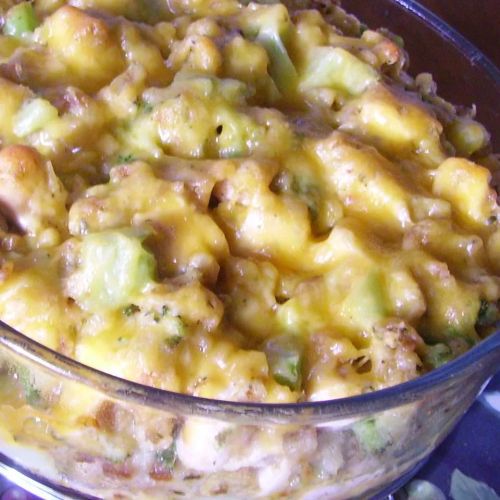 Quick Chicken and Stuffing Casserole