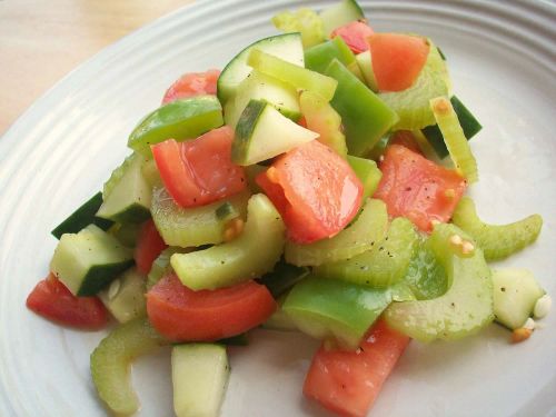 Tomato and Pepper Salad