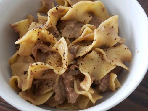 So Simple Beef Stroganoff