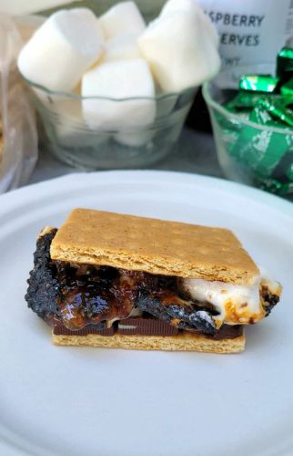 Raspberry-Mint-Chocolate S'mores