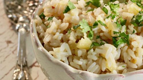 Instant Pot Pineapple-Coconut-Lime Rice