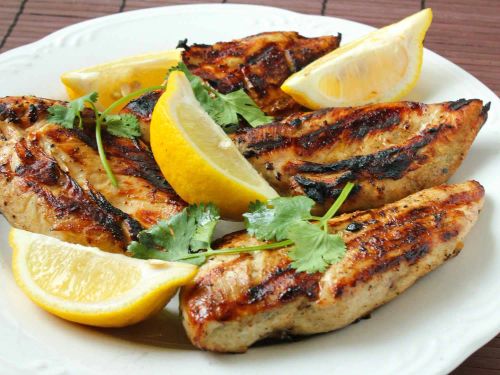 Greek-Style Garlic Chicken Breasts