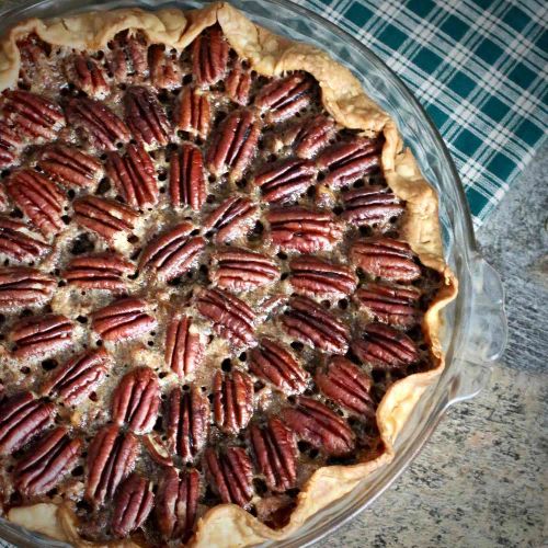 Chocolate Bourbon Pecan Pie