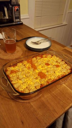 Sloppy Joe Tater Tot® Casserole