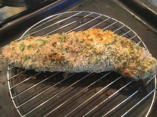 Parsley and Parmesan Crusted Pork Tenderloin