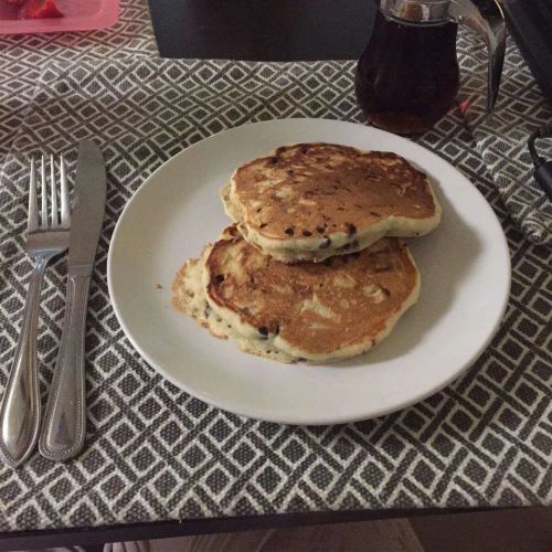 Mini Chocolate Chip Pancakes