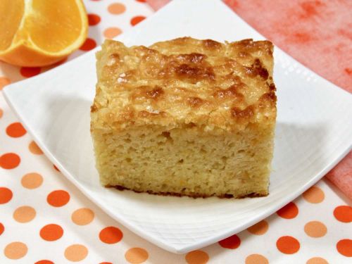 Eggless Orange Cake