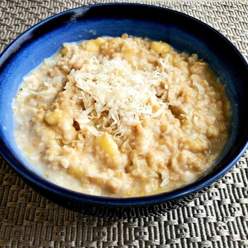 Creamy Coconut-Banana Oatmeal