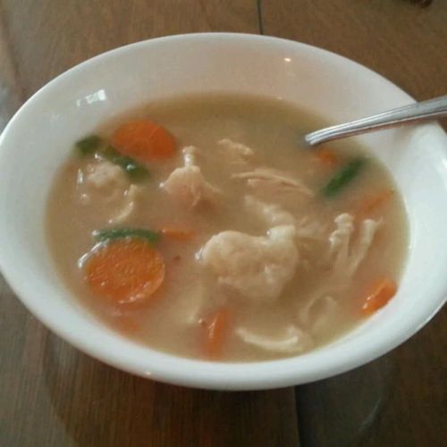 Chicken and Dumplings with Biscuits