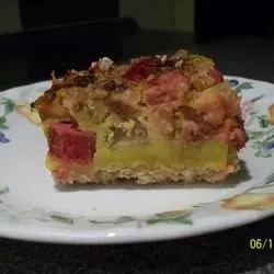 Mom's Rhubarb Custard Torte