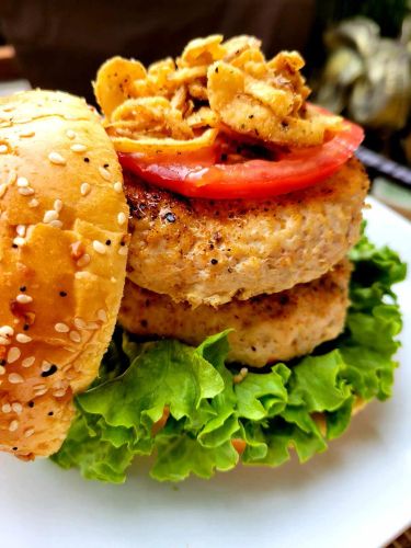 Baked Chicken Burger