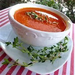 Roasted Red Bell Pepper Soup