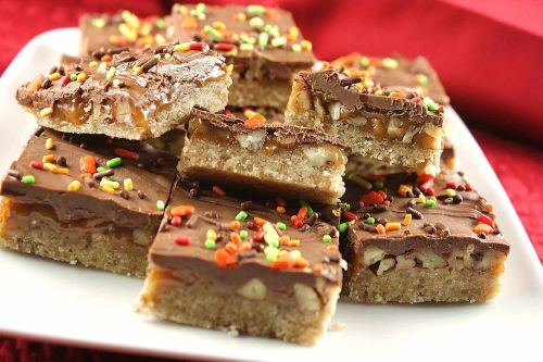 Sweet Chocolate Caramel Squares