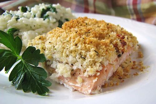 Panko Parmesan Salmon