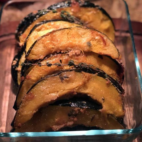 Parmesan-Roasted Acorn Squash