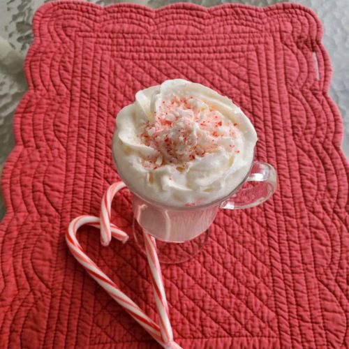 Peppermint White Hot Chocolate