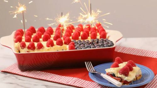 4th of July Flag Cake