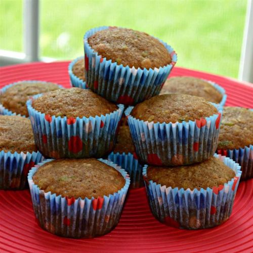 Banana Zucchini Bread Muffins