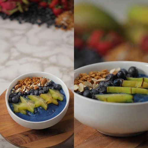 Healthy Smoothie Bowl: Blue Magik Bowl: Deep Blue Sea