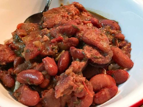 Pressure Cooker Red Beans and Sausage