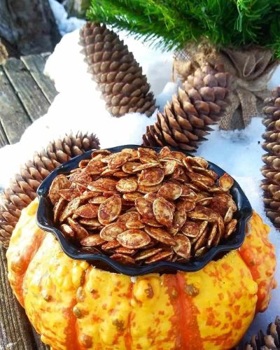 Candied Pumpkin Seeds