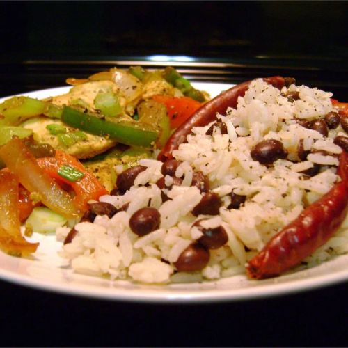 Coconut Rice with Black Beans