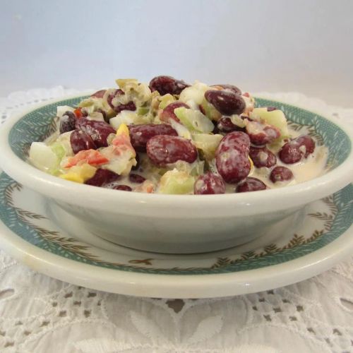 Kidney Bean and Sweet Pickle Salad