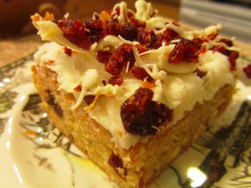 Cranberry-Orange Cookie Bars