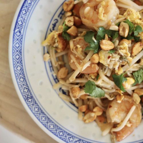 Spicy Shrimp Pad Thai