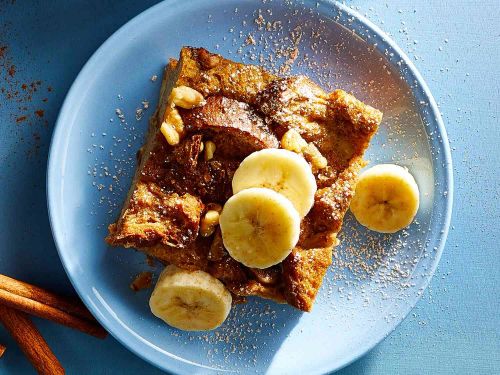 Easy Baked Banana French Toast