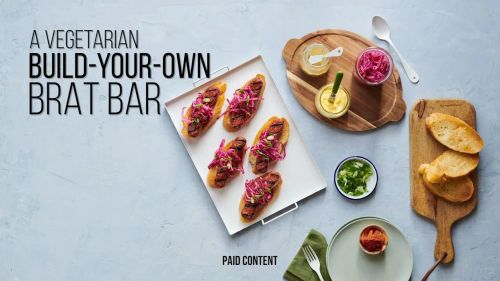 Vegetarian Build-Your-Own Brat Bar