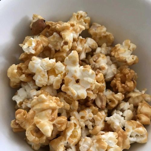 Microwave Caramel Popcorn