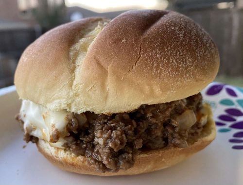 Zesty Cheese Steak Sloppy Joes