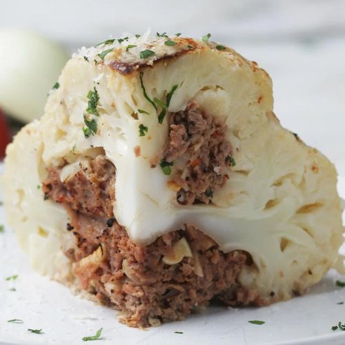 Low-Carb Stuffed Cauliflower