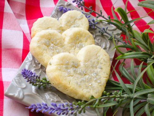 Lavender Shortbread Cookies